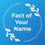 fact of your name - name meaning android application logo